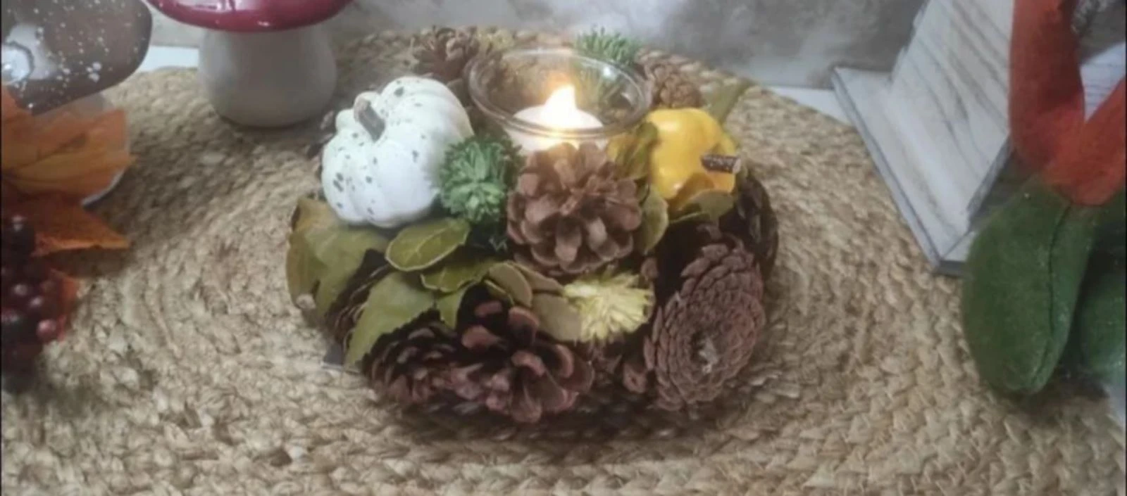 Autumn candle holder – photo 2
